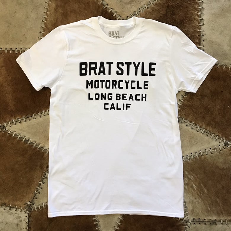 Image of BRATSTYLE LOGO T-SHIRT WHITE