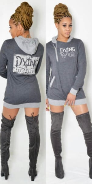 Image of D2l hoodied dresses
