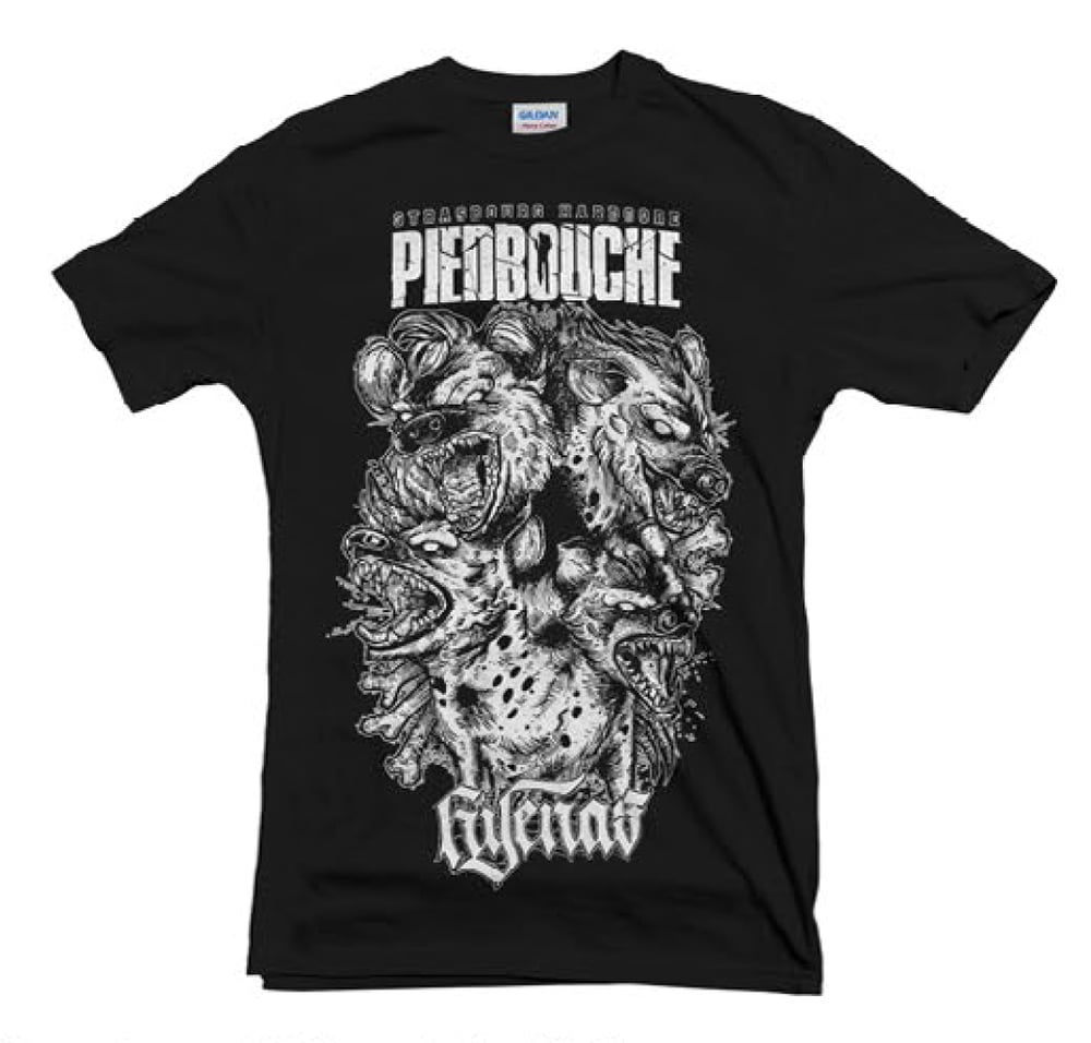 PIEDBOUCHE — T-shirt - HYENAS black