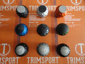 Image of Trimsport Multi Colour LIMITED EDITION VW Golf Jetta Scirocco Mk1 Mk2 "Golfball" Dimpled Gearknob