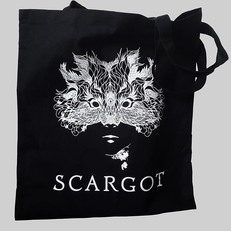 Image of The Nature - canvas tote bag - black