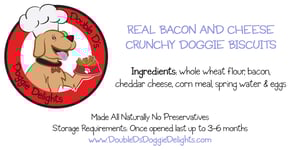 Image of Crunchy Real Bacon & Cheese Dog Biscuits
