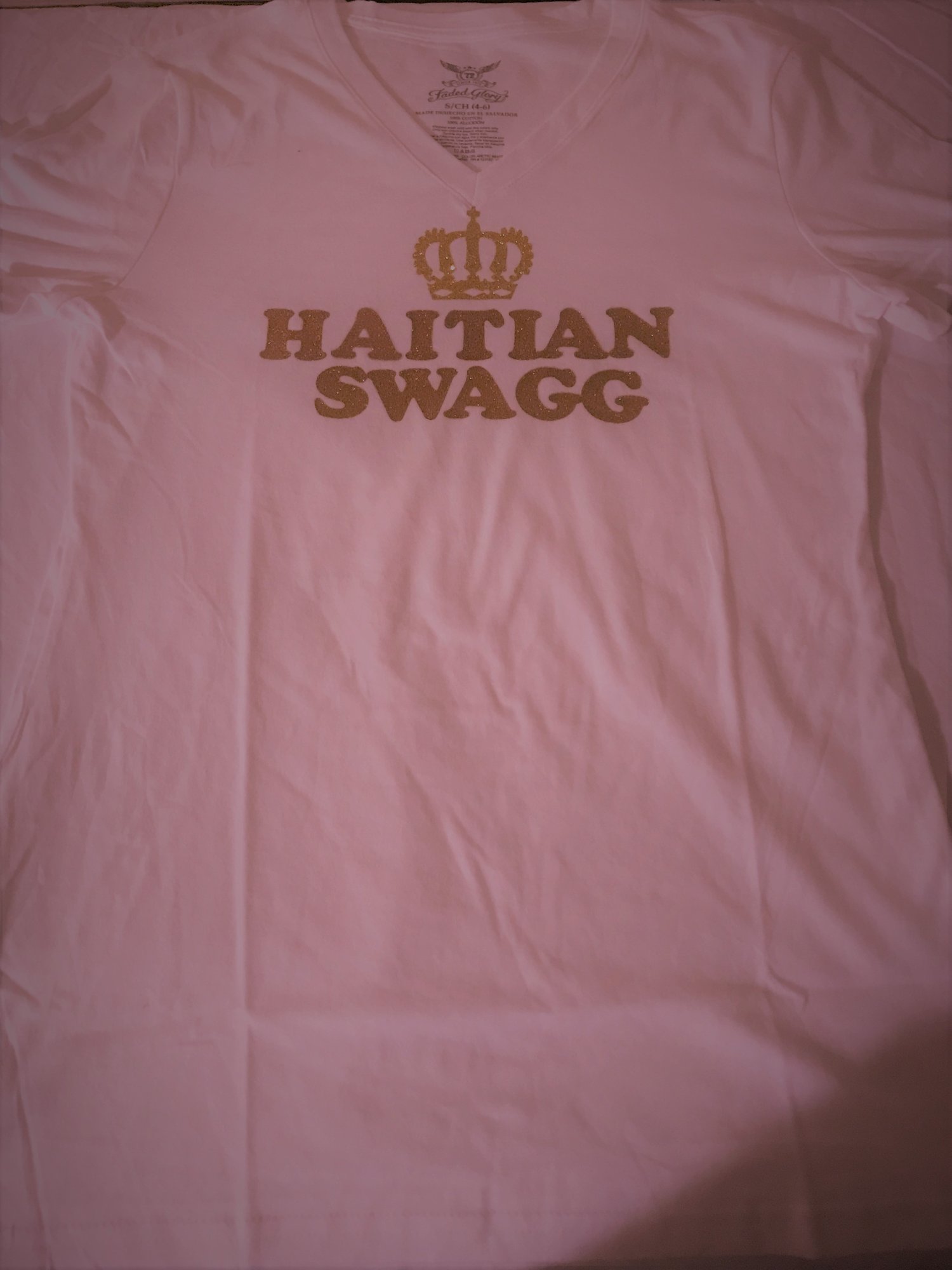 Image of Haitian Swagg all Gold V neck