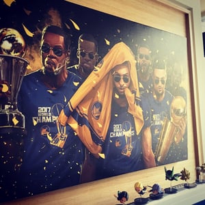 Image of "2017 CHAMPS" CANVAS 
