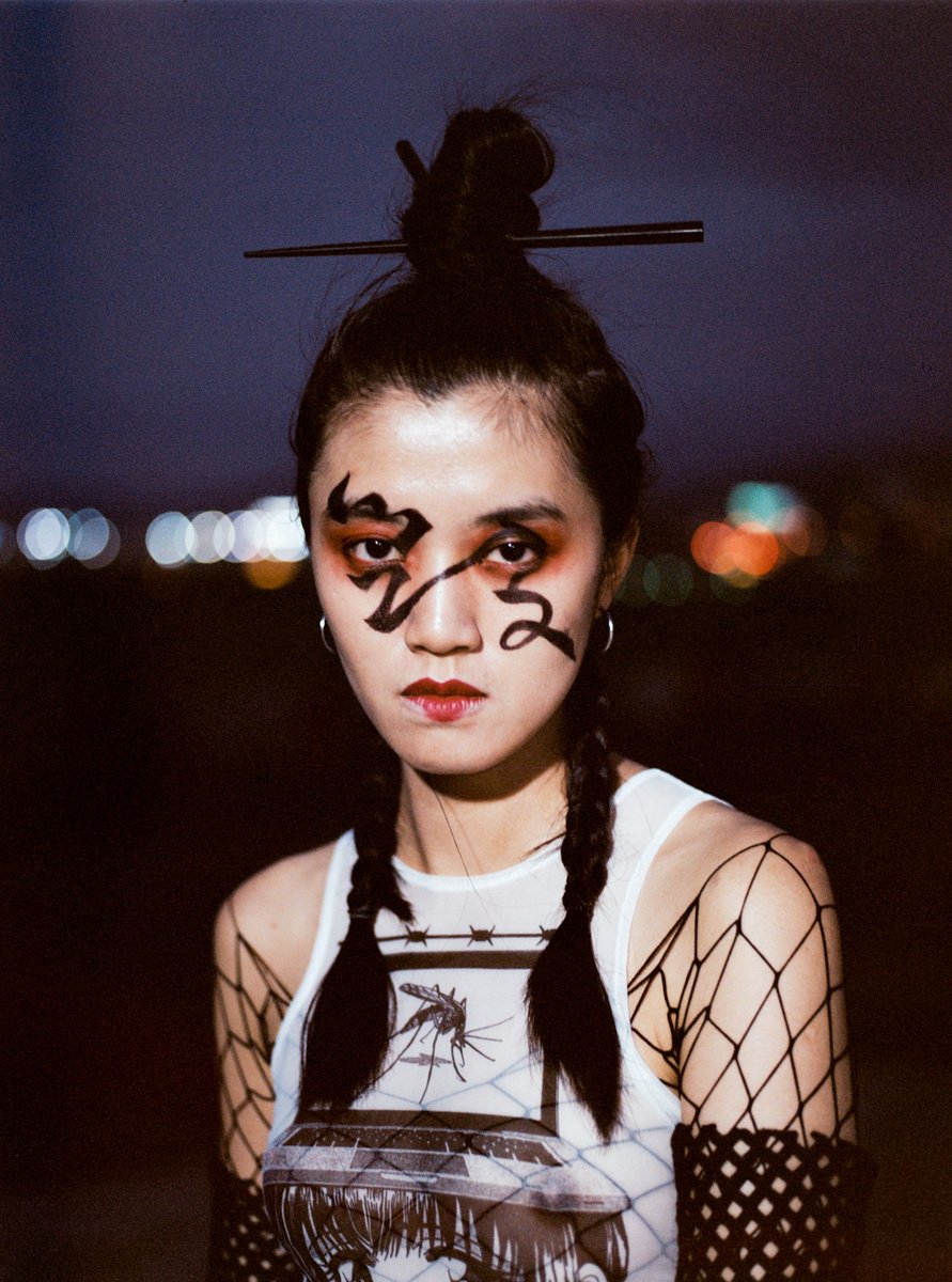 Image of DVMVGE  "Anti-Viral' by Yenta" Crop Top 