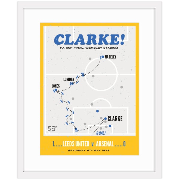 Image of Clarke for Leeds Utd Vs Arsenal