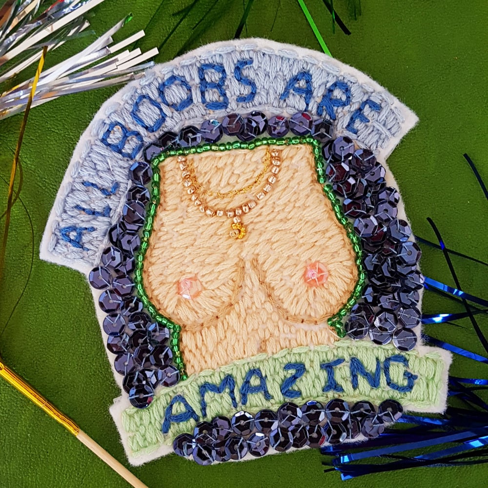 Image of 'ALL BOOBS ARE AMAZING' PATCH