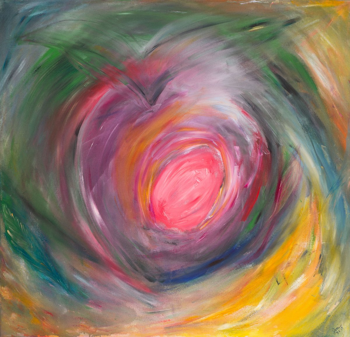 Serene Heart Print Janna Baker Art & Intuitive Guidance