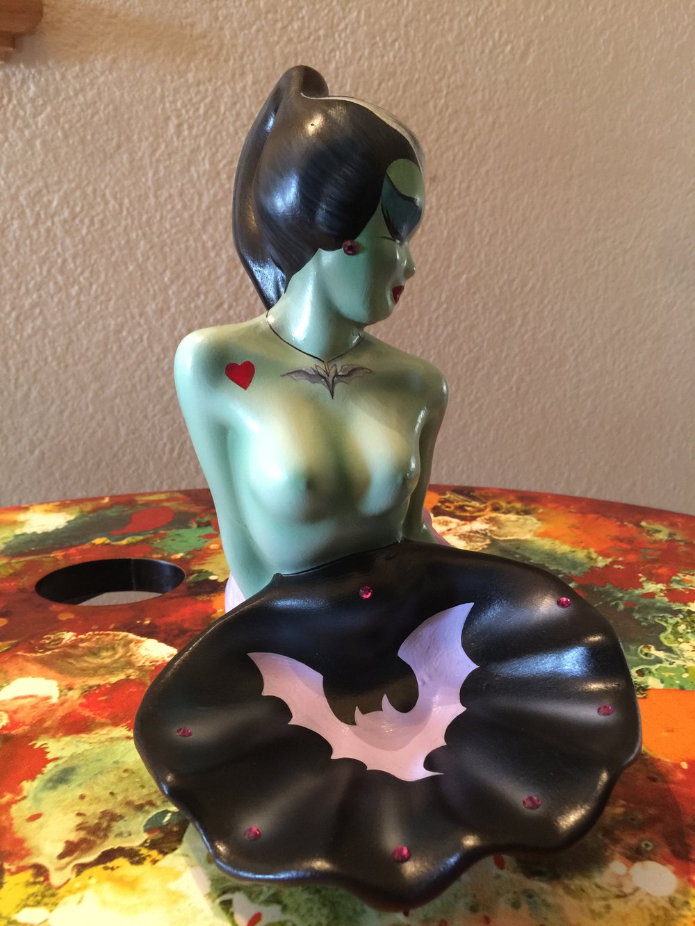 Lily Munster Ceramic Mermaid