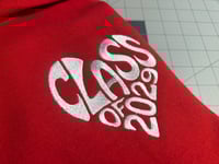 Image 3 of Class Of 2029 Embroidered hoodie Or Sweatshirt / Custom Colors