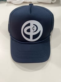 Image 1 of Navy Blue trucker 