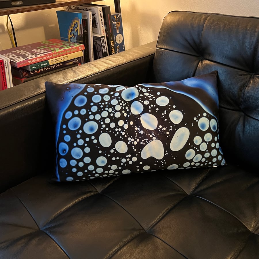 Image of NEW! - Blue Bubble Pillow