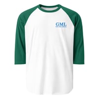 Image 1 of 3/4 sleeve raglan GML shirt