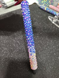 Image 2 of Blue & White Rhinstone Pen