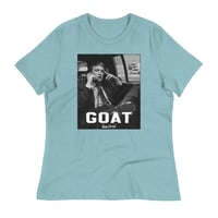 Image 1 of Donald J Trump GOAT - Women's Relaxed T-Shirt from PatriotsCo.com