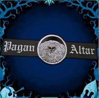 Pagan Altar - Embroidery On Faux Leather Oversized Patch