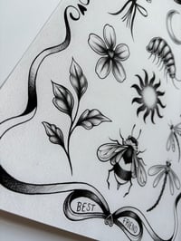 Image 2 of Sweetheart Flash Sheet (black and grey) 