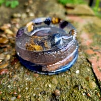 Image 2 of Tiger's Eye Snake Tealight Candle Holder 