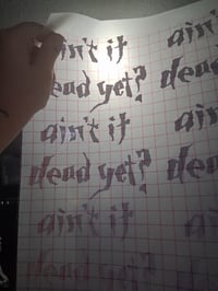 Image 2 of AINT IT DEAD YET VINYL DECAL
