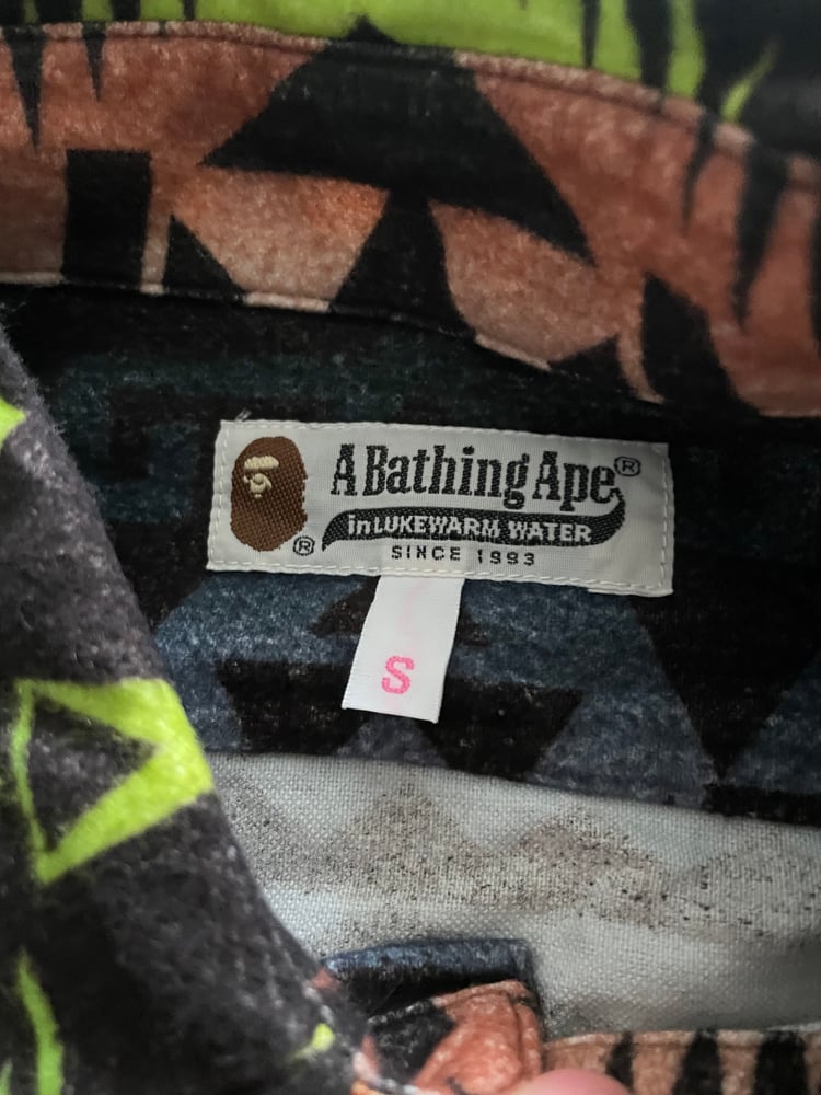 Image of Bape Aztec Shirt (S)