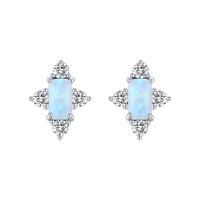 Image 2 of S925 OPAL STUDS