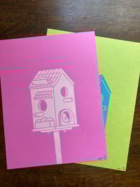 Image 1 of 'I'd Live There III' blockprints