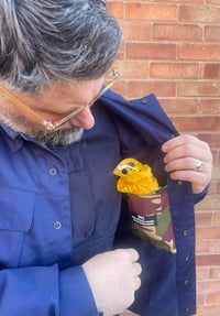 Image 8 of Hooded Contrast Chore Jacket