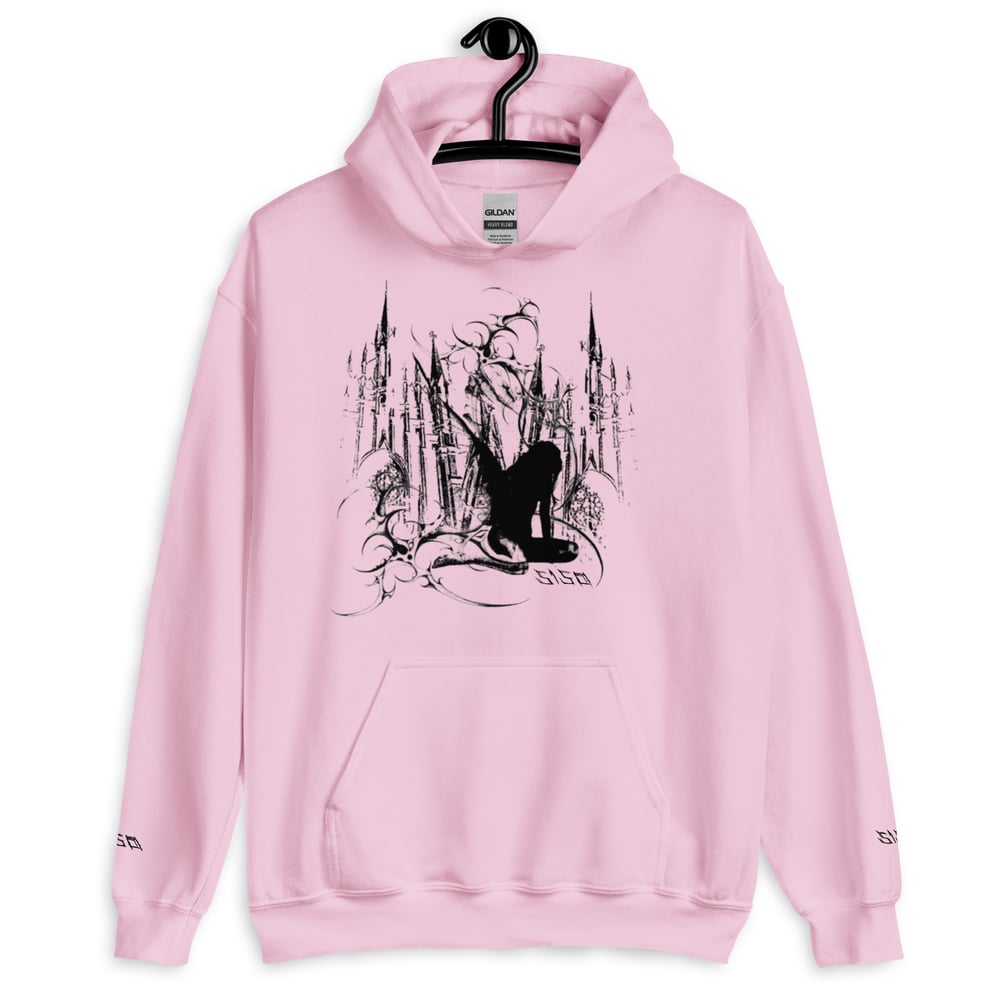 Image of Lament The Fallen Unisex Hoodie Pink