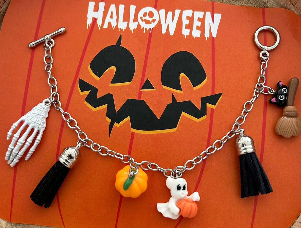 Image of Halloween charms bracelet 