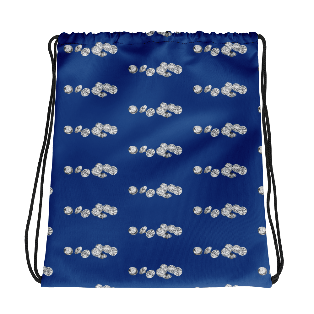 Diamond Blue Drawstring bag Gmodeent