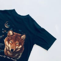 Image 1 of Wolf t shirt vintage size 7-8 years 