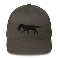 Image 3 of Christian Waterfowlers Black Retriever Duck And Logo Structured Twill