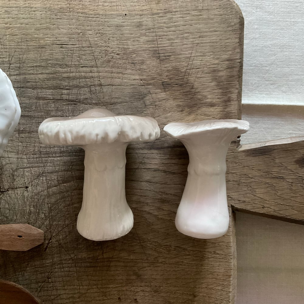 Image of Ceramic Mushrooms pair no.2