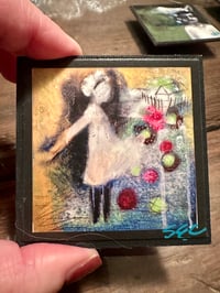Image 3 of Women and Girls Signed Art Magnets Set of 4  copy