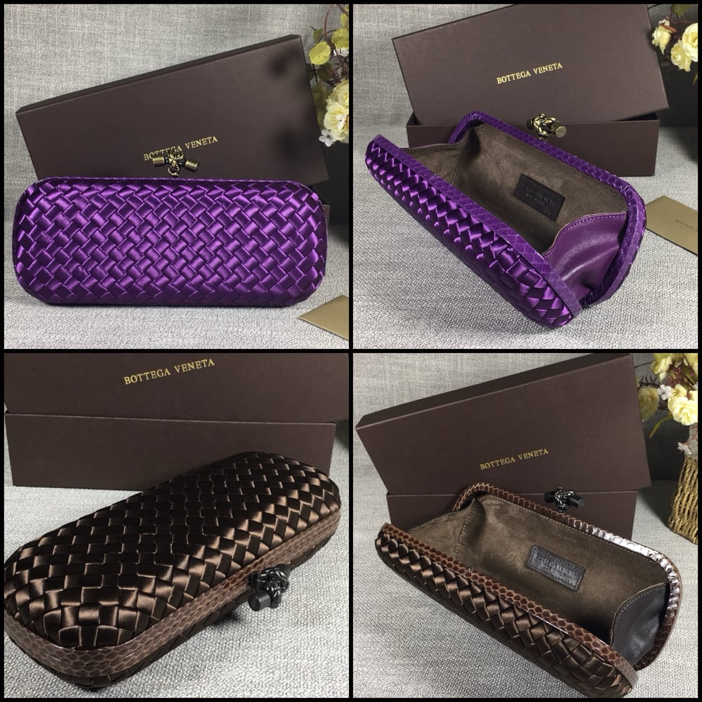 BV Woven Long Clutch