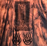 Image 4 of 'O Death' Blockprinted Bleached Tee Oneshot - Size 2XL