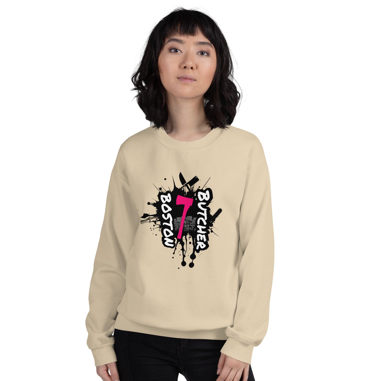 Image of Officially licensed Boston Butcher Unisex Sweatshirt
