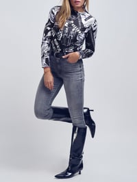 Image 1 of CAMISETA COLLAGE NEGRA