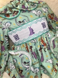 Image 3 of Girls Hercules Smocked Pyjamas 