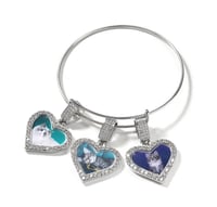 Image 2 of Custom Photo Charm Bracelet