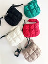 PUFFER BAG WRISTLET AND KEY CHAIN
