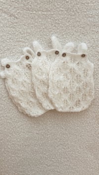 Image 1 of White knit Mohair Romper 