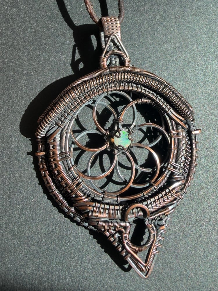 Image of Welo Opal in Bloom Necklace 