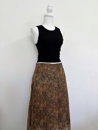 Image 1 of Vintage cheetah skirt // 40