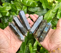 Image 1 of Labradorite Double Terminated Crystal Point Wands