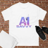 Image 5 of AI Savvy Adult's classic tee