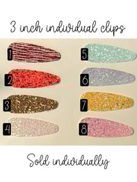 Image 1 of 3 inch Individual Snap Clips