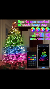 Christmas Tree Decoration RGB Lights