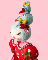 Image 3 of HOLIDAY MEDIUM ART DOLL SEUSS INSPIRED