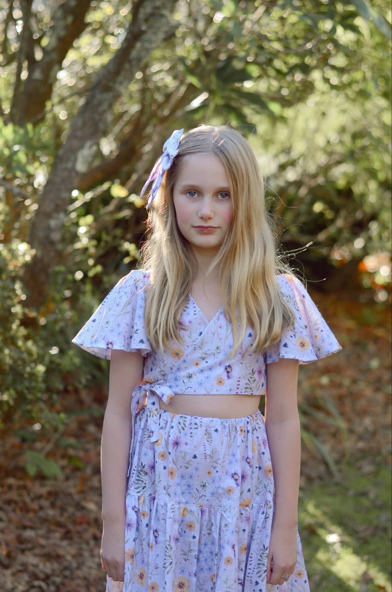 Ella crop top and skirt Image 2